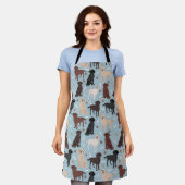 Labrador Retriever Paws en Botten Schort (Gedragen)