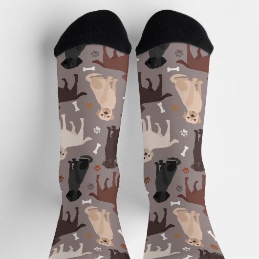 Labrador Retriever Paws en Botten Socks Sokken (Top)
