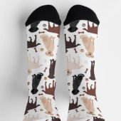 Labrador Retriever Paws en Botten Socks Sokken (Top)
