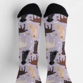 Labrador Retriever Paws en Botten Sokken (Top)