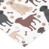 Labrador Retriever Paws en Botten Tablecloth Tafelkleed (Gekanteld)