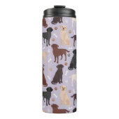 Labrador Retriever Paws en Botten Thermal Tumbler Thermosbeker (Voorkant)
