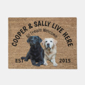 Labrador Retriever Persoonlijk Hondenliefhebber Do Deurmat (Voorkant)