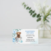 Labrador Retriever Pet Groomer Spa afspraak Visitekaartje (Staand voorkant)