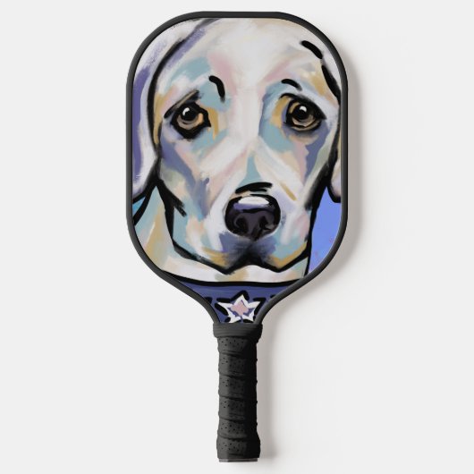 Labrador Retriever Pickleball Paddle (Voorkant)