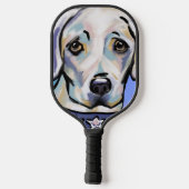 Labrador Retriever Pickleball Paddle (Achterkant)