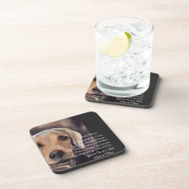 Labrador Retriever Poëzie Bier Onderzetter