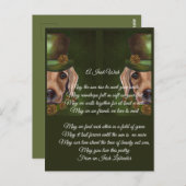 Labrador Retriever Poëzie Briefkaart (Voorkant / Achterkant)