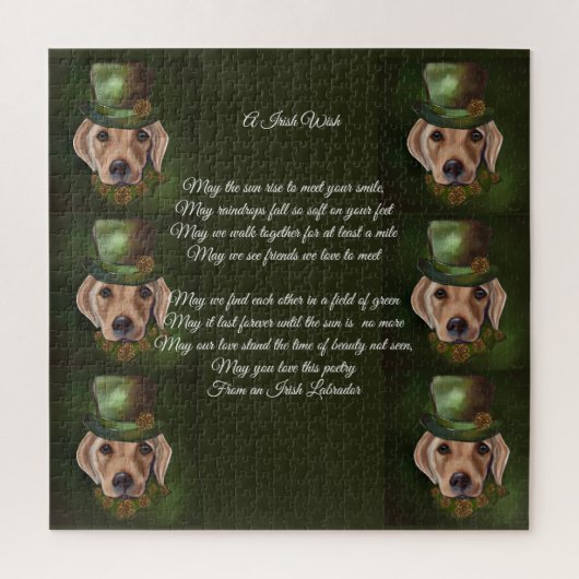Labrador Retriever Poëzie  Legpuzzel (Verticaal)