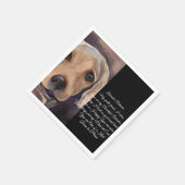 Labrador Retriever Poëzie Servet (Hoek)