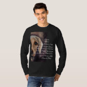 Labrador Retriever Poëzie T-shirt (Voorkant volledig)