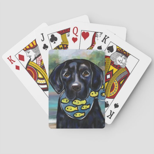 Labrador Retriever Pokerkaarten (Achterkant)