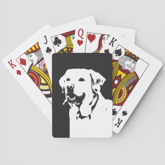 Labrador Retriever Pokerkaarten (Achterkant)