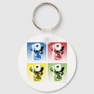 Labrador Retriever Pop Art Sleutelhanger