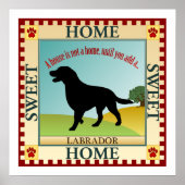 Labrador Retriever Poster (Voorkant)