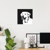 Labrador Retriever Poster (Thuiskantoor)