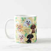 Labrador retriever pup koffiemok (Links)