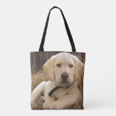 Labrador Retriever pup Tote Bag (Achterkant)
