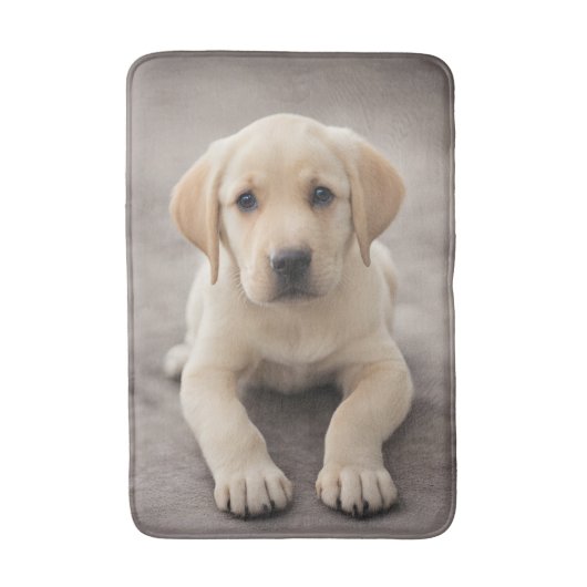 Labrador Retriever Puppy Badmat (Voorkant Verticaal)