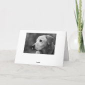 Labrador Retriever Puppy Blank Note Card Kaart (Achterkant)