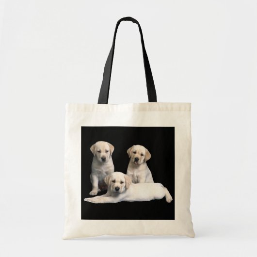Labrador Retriever Puppy Canvas tas (Voorkant)