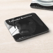 Labrador Retriever Puppy Drankjes Onderzetter (Linkerzijde)