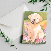 Labrador Retriever Puppy | Lab Dog Schattigee Wate Briefkaart