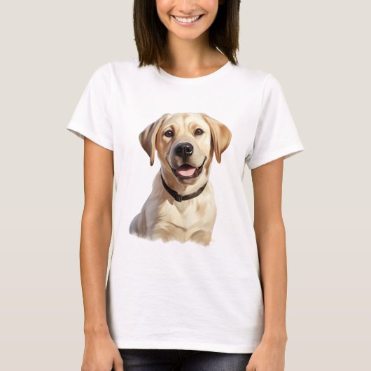 Labrador Retriever Puppy Liefde T-shirt (Voorkant)