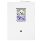 Labrador Retriever Puppy Painting Original Dog Art (Achterkant)