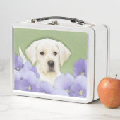 Labrador Retriever Puppy Painting Original Dog Art (In situ)