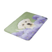 Labrador Retriever Puppy Painting Original Dog Art Badmat (Gekanteld)