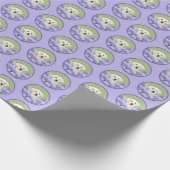 Labrador Retriever Puppy Painting Original Dog Art Cadeaupapier (Hoek)