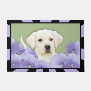 Labrador Retriever Puppy Painting Original Dog Art Deurmat