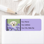 Labrador Retriever Puppy Painting Original Dog Art Etiket (Insitu)