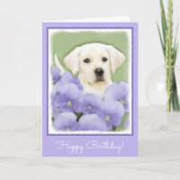 Labrador Retriever Puppy Painting Original Dog Art