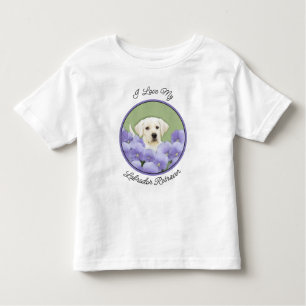 Labrador Retriever Puppy Painting Original Dog Art Kinder Shirts
