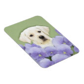 Labrador Retriever Puppy Painting Original Dog Art Magneet (Rechterzijde)