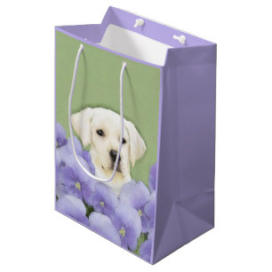 Labrador Retriever Puppy Painting Original Dog Art Medium Cadeauzakje