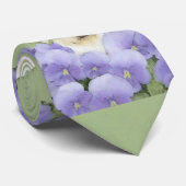 Labrador Retriever Puppy Painting Original Dog Art Stropdas (Opgerold)