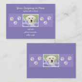 Labrador Retriever Puppy Painting Original Dog Art Visitekaartje (Voorkant / Achterkant)