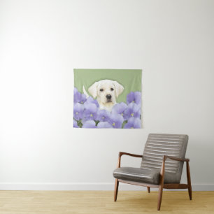 Labrador Retriever Puppy Painting Original Dog Art Wandkleed