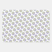 Labrador Retriever Puppy Schilderij Gele Hond Art Inpakpapier Vel (Voorkant 2)