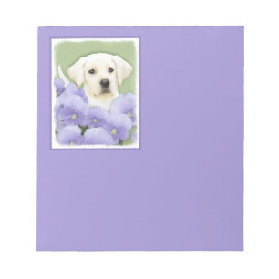 Labrador Retriever Puppy Schilderij Originele Hond Notitieblok
