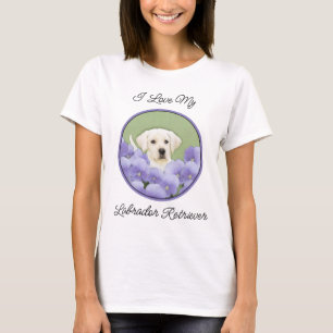 Labrador Retriever Puppy Schilderij Originele Hond T-shirt