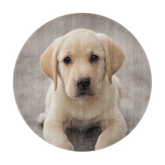 Labrador Retriever Puppy Snijplank (Voorkant)
