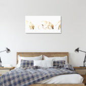 Labrador Retriever Puppy Walking 2 Canvas Afdruk (Insitu (Slaapkamer))
