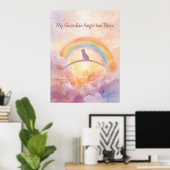Labrador Retriever Rainbow Bridge Memorial Art Poster (Thuiskantoor)
