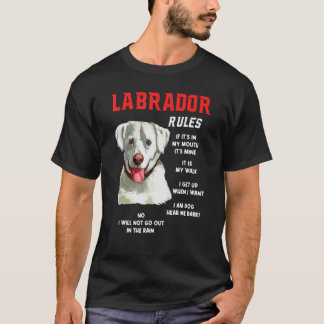 Labrador Retriever Regels Leuk Voor Hondeneigenaar T-shirt