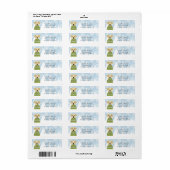 Labrador Retriever retouradreslabels Etiket (Full Sheet)