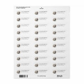 Labrador Retriever Retouradreslabels Etiket (Full Sheet)